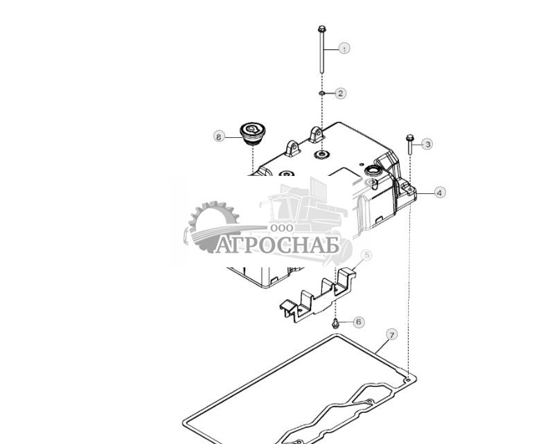 1109 Крышка клапанного механизма - ST45986 0.jpg